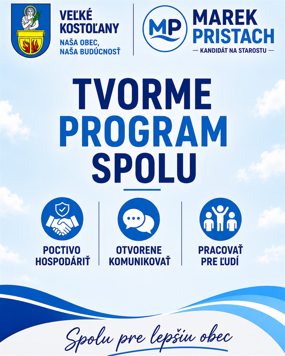 Plagát: Tvorme program spolu